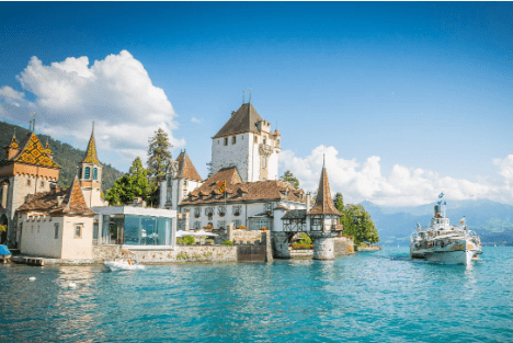 (BE) Thoune, Château d'Oberhofen